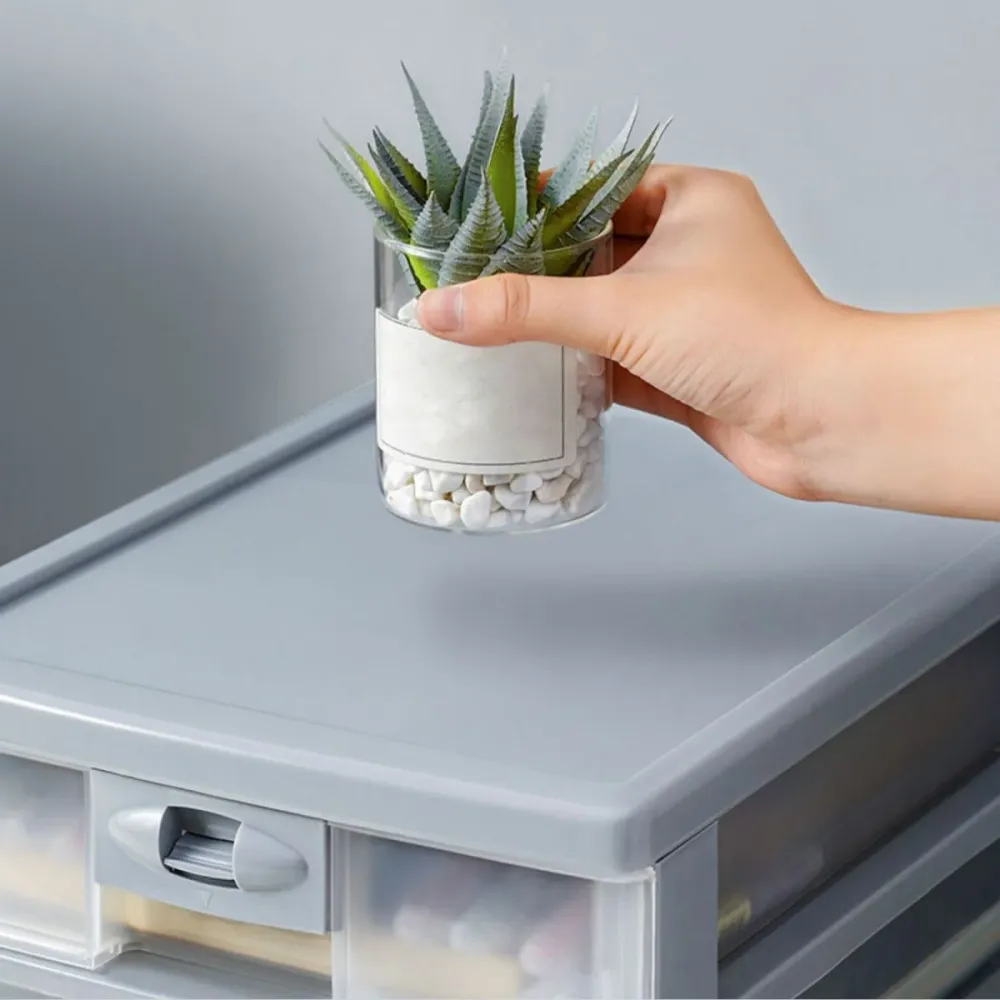 Classeur en plastique moderne de couleur unie, pour le bureau et la maison Clearhalo
