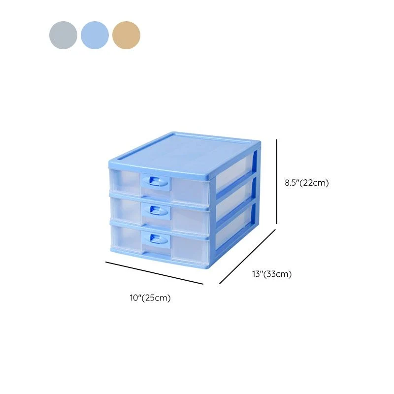 Classeur en plastique moderne de couleur unie, pour le bureau et la maison Clearhalo