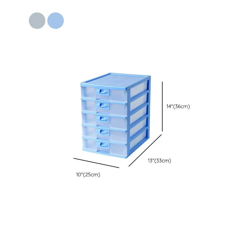 Classeur en plastique moderne de couleur unie, pour le bureau et la maison Clearhalo