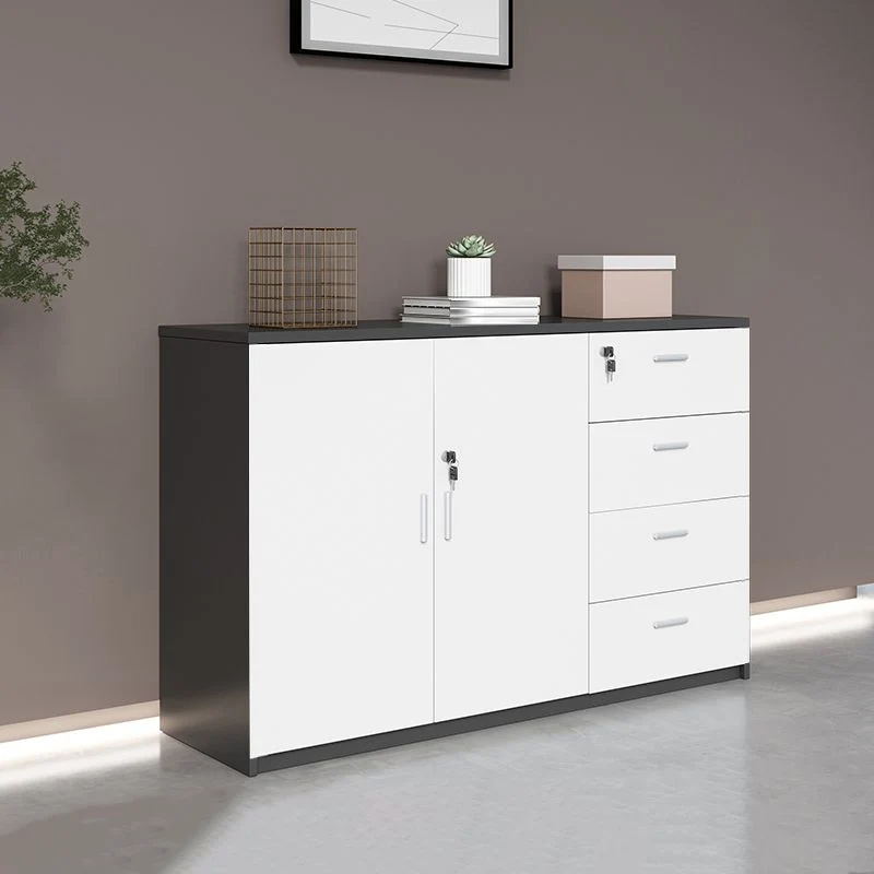 Classeur de rangement contemporain à cadre en bois Clearhalo