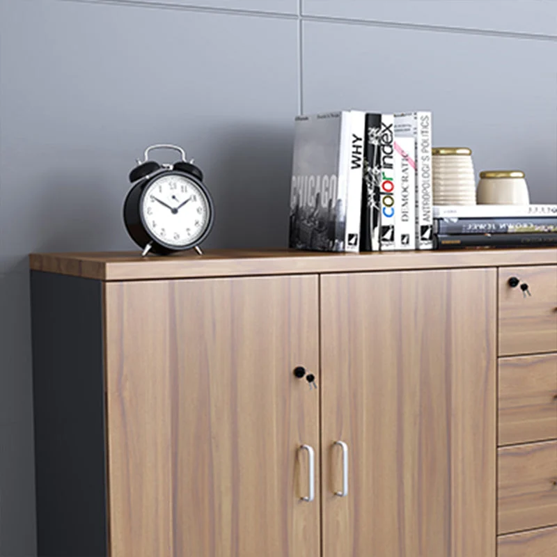 Classeur de rangement moderne médiéval, classeur latéral à cadre en bois Clearhalo