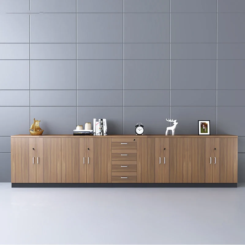 Classeur de rangement moderne médiéval, classeur latéral à cadre en bois Clearhalo