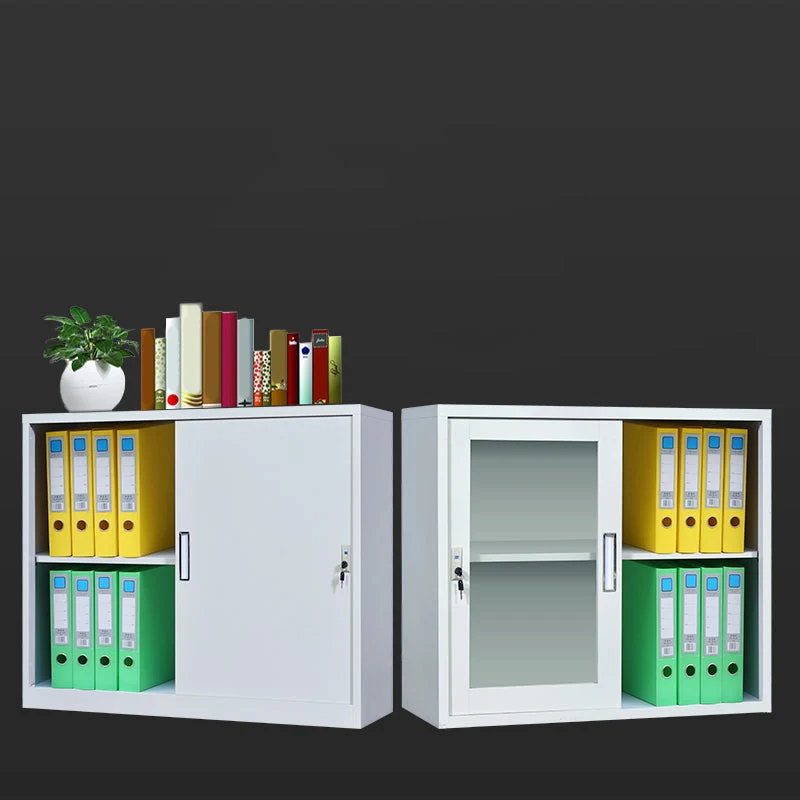 Classeur de stockage contemporain à cadre métallique, classeur vertical Clearhalo