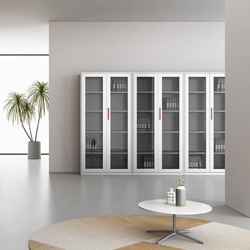 Classeur de stockage en métal étagères contemporaines verrouillant le classeur Clearhalo