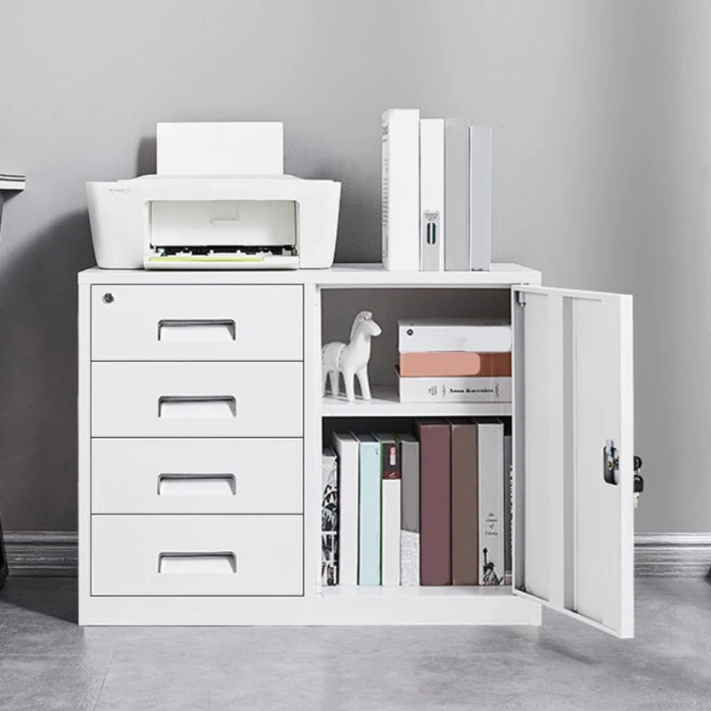 Classeur de style moderne, classeur à cadre métallique, classeur de stockage à serrure Clearhalo