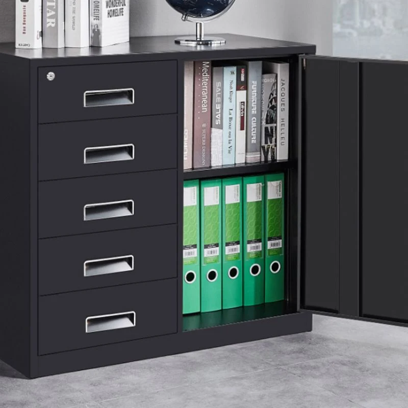 Classeur de style moderne, classeur à cadre métallique, classeur de stockage à serrure Clearhalo