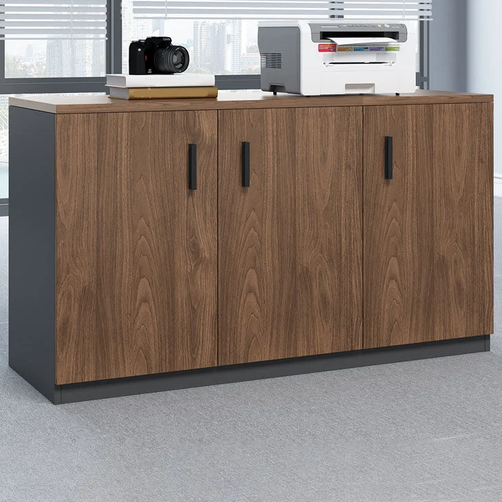 Classeur de Style nordique, cadre en bois massif, classeur latéral, bureau Clearhalo