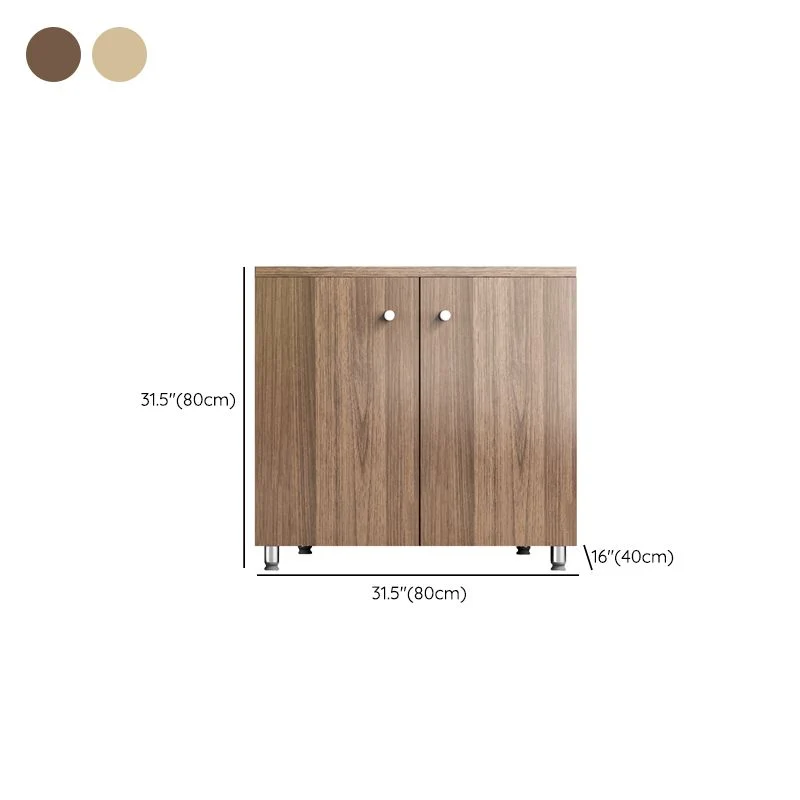 Classeur de style nordique, cadre en bois massif, classeur vertical Clearhalo