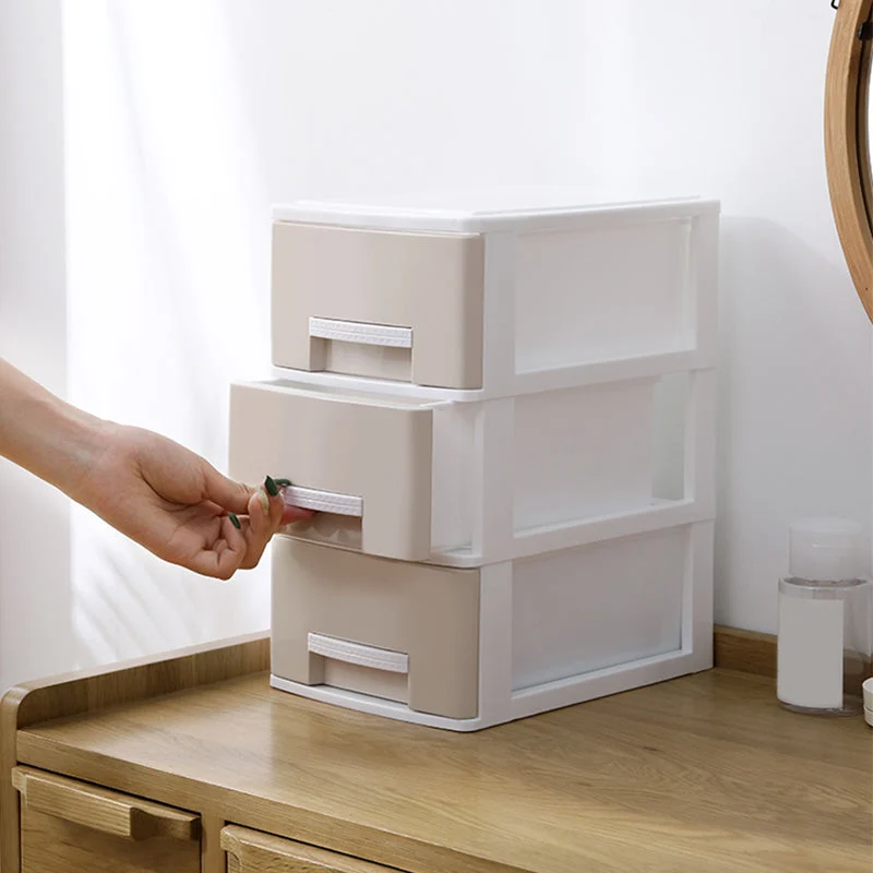 Classeur à tiroirs classeur vertical en plastique pour la maison et le bureau Clearhalo