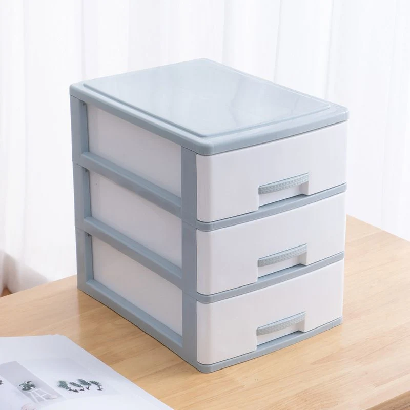 Classeur à tiroirs verticaux classeur moderne en plastique pour la maison et le bureau Clearhalo