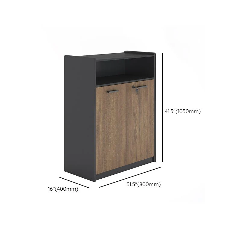 Classeur traditionnel en bois pour bureau à domicile Clearhalo