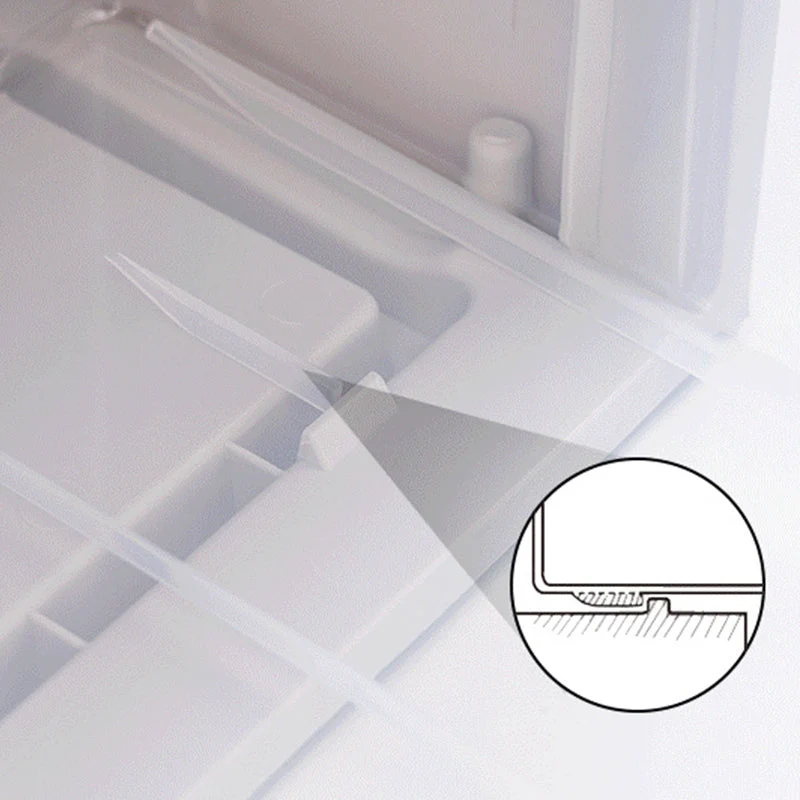 Classeur transparent moderne à tiroirs en plastique pour bureau Clearhalo