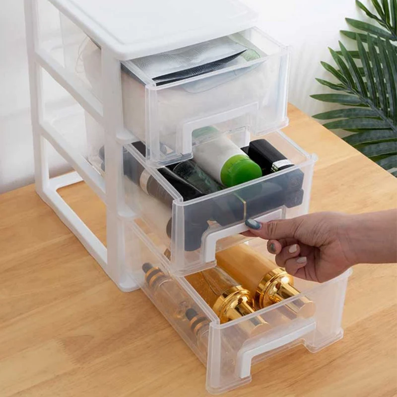 Classeur transparent vertical moderne en plastique pour le bureau à domicile Clearhalo
