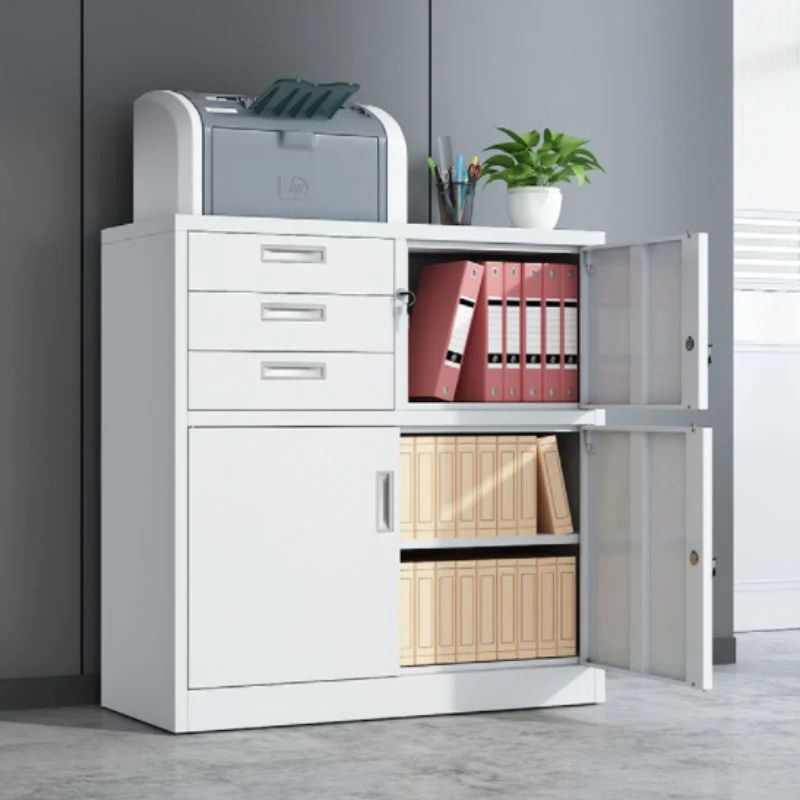 Classeur de verrouillage moderne en métal pour le bureau à domicile Clearhalo