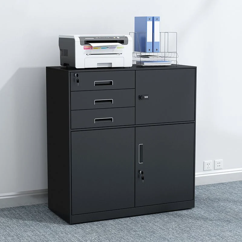 Classeur de verrouillage moderne en métal pour le bureau à domicile Clearhalo