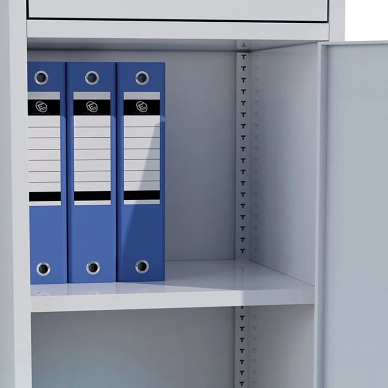 Classeur vertical en acier avec serrure et rangement Clearhalo