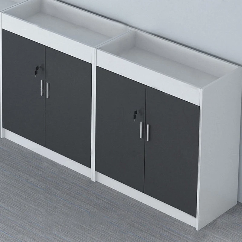 Classeur vertical en bois bloc de couleur classeur moderne avec verrouillage Clearhalo