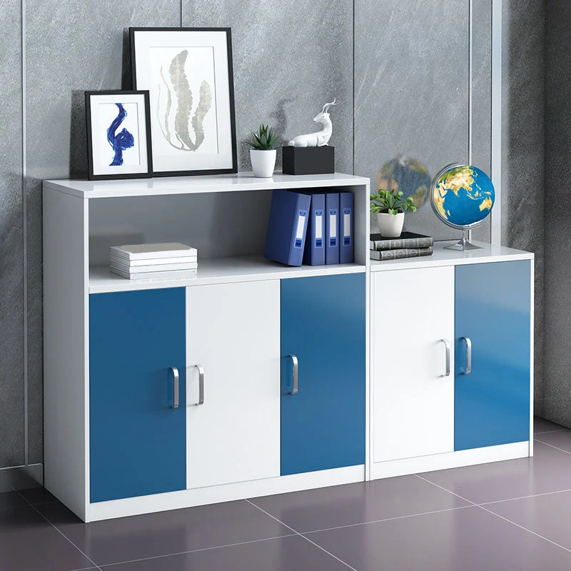 Classeur vertical en bois de classeur contemporain pour le bureau à domicile Clearhalo
