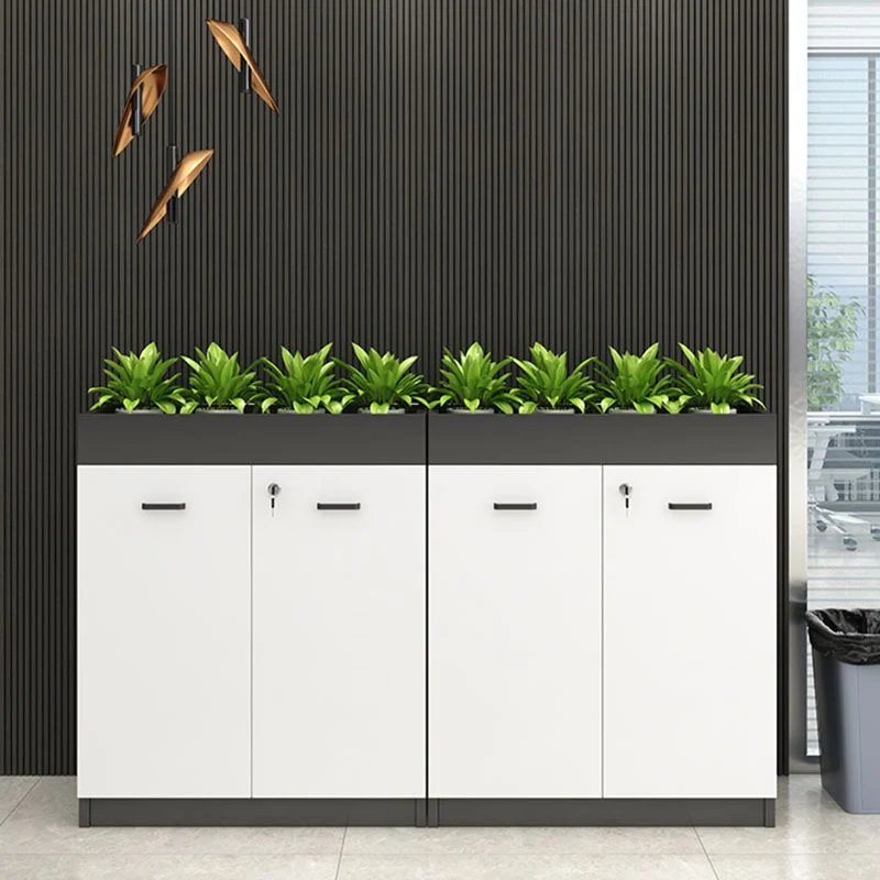 Classeur vertical en bois de classeur de style contemporain pour le bureau à domicile Clearhalo