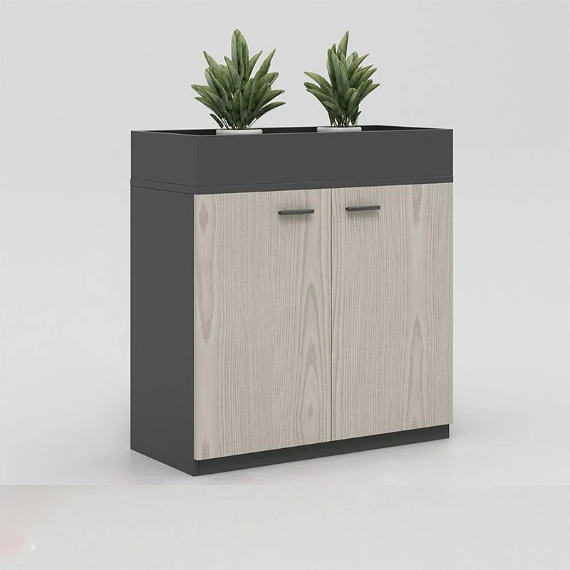Classeur vertical en bois de classeurs de style nordique pour le bureau Clearhalo