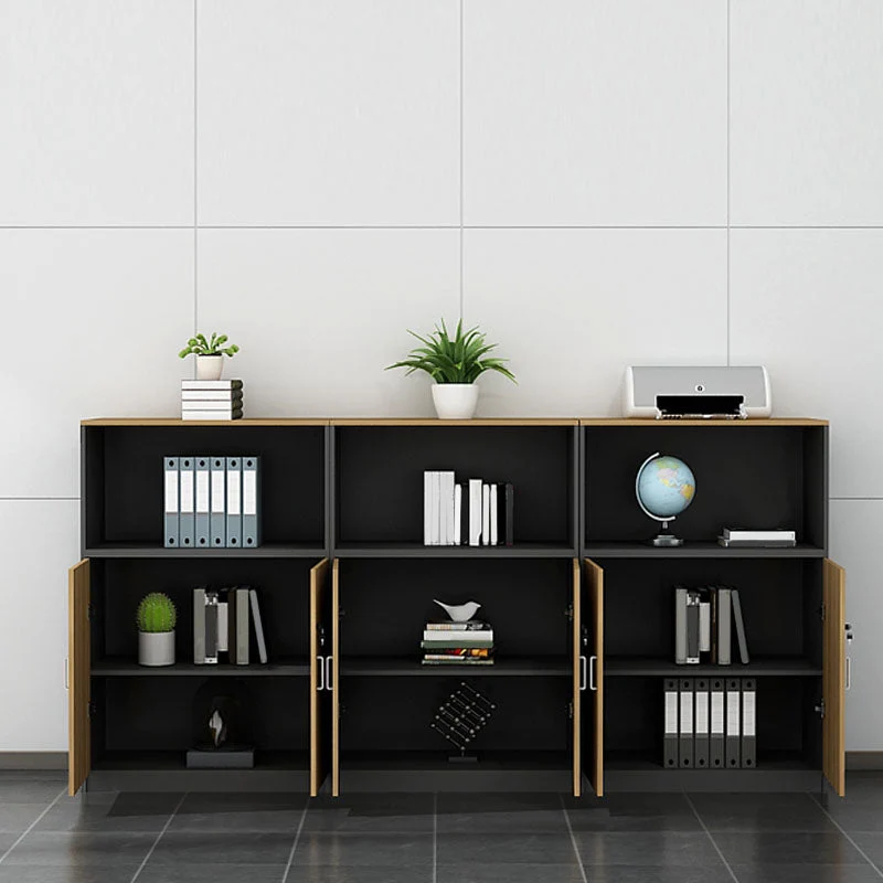 Classeur vertical en bois d'ingénierie Classeur contemporain Clearhalo