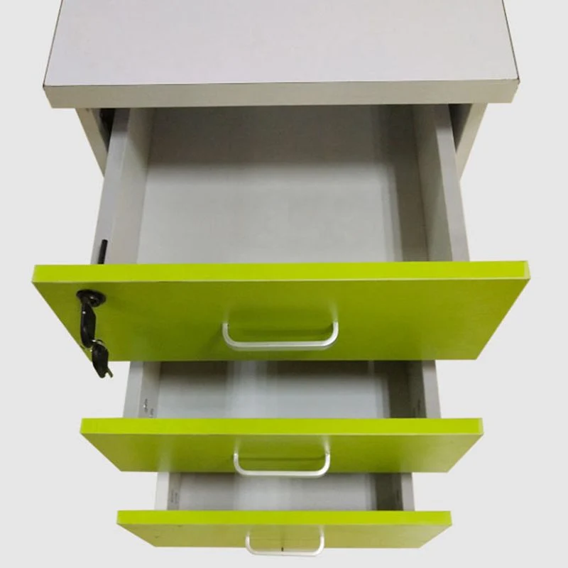 Classeur vertical en bois de style moderne avec rangement verrouillable Clearhalo