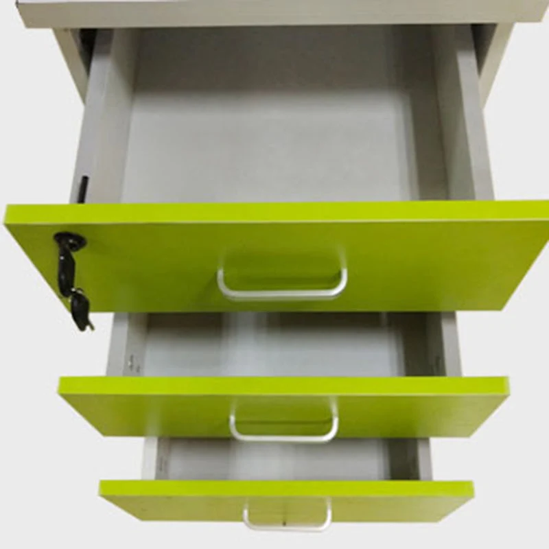 Classeur vertical en bois de style moderne avec rangement verrouillable Clearhalo