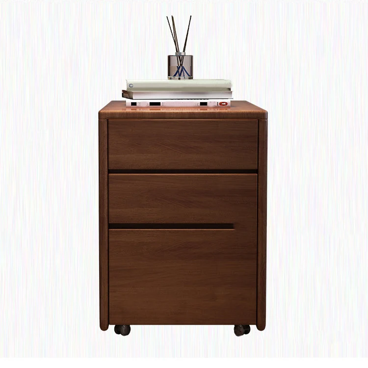 Classeur vertical en bois de style traditionnel avec rangement Clearhalo