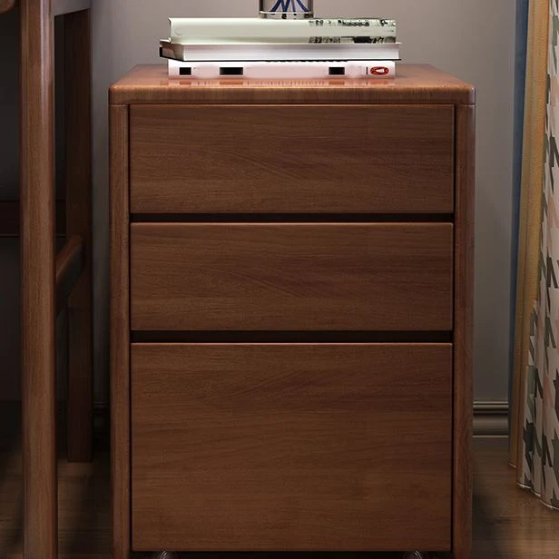Classeur vertical en bois de style traditionnel avec rangement Clearhalo