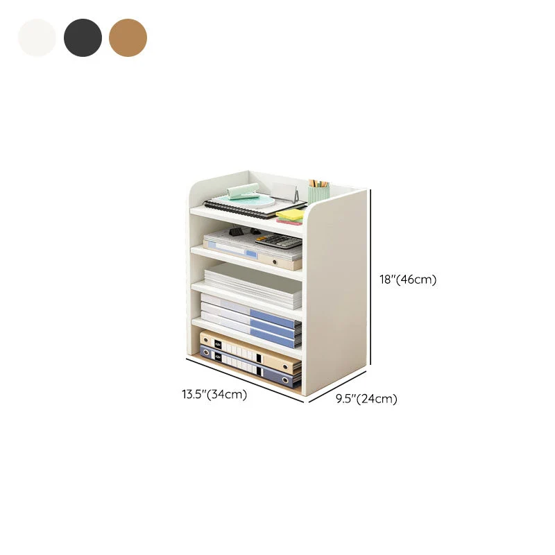 Classeur vertical contemporain en bois avec rangement Clearhalo