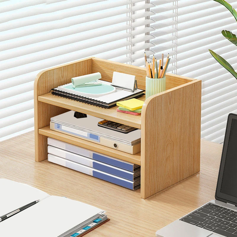 Classeur vertical contemporain en bois avec rangement Clearhalo