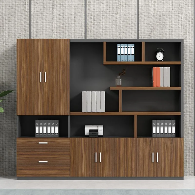 Classeur vertical contemporain en bois d'ingénierie Clearhalo