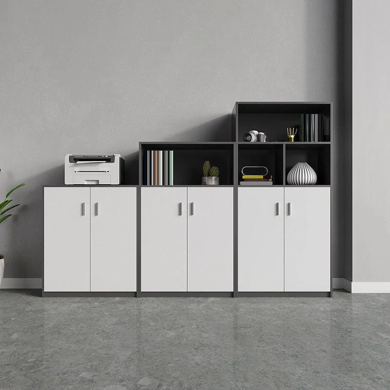 Classeur vertical contemporain en bois pour bureau à domicile Clearhalo
