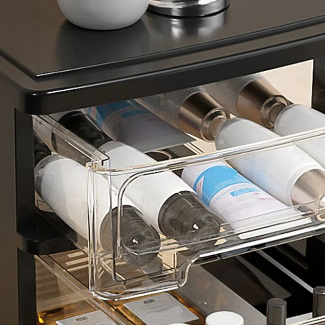 Classeur vertical contemporain en plastique pour bureau à domicile Clearhalo