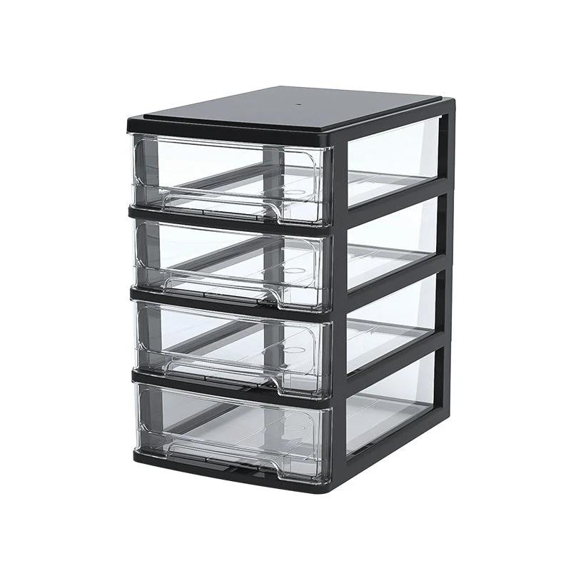Classeur vertical contemporain en plastique pour bureau à domicile Clearhalo
