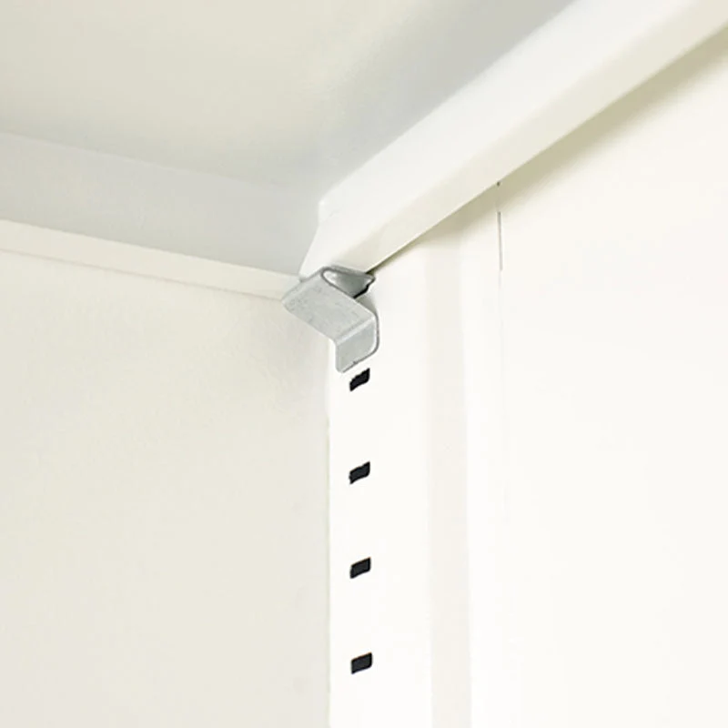 Classeur vertical contemporain résistant au feu à cadre en acier avec serrure Clearhalo