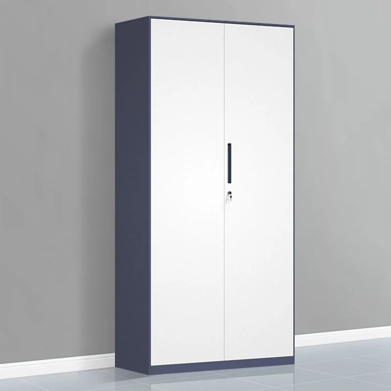 Classeur vertical ignifuge de cadre en métal de classeur contemporain avec serrure Clearhalo