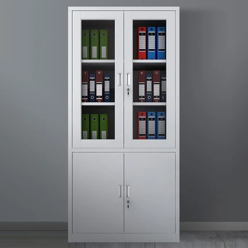 Classeur vertical ignifuge gris clair avec tiroirs verrouillables pour le bureau Clearhalo