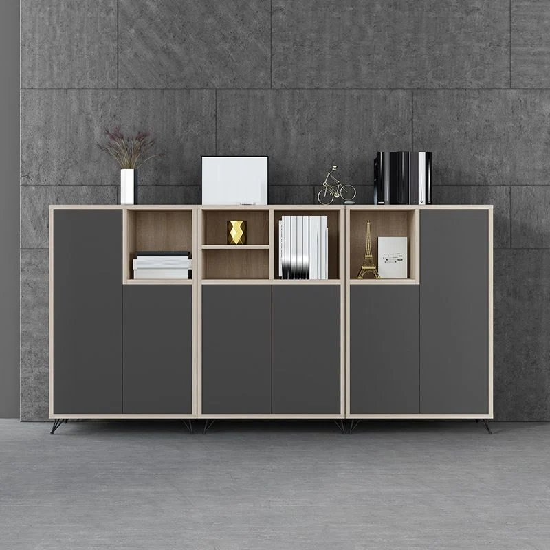 Classeur vertical industriel en bois pour bureau à domicile Clearhalo