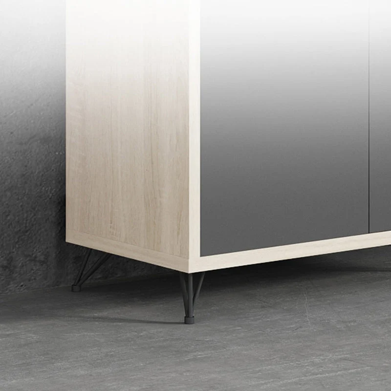 Classeur vertical industriel en bois pour bureau à domicile Clearhalo
