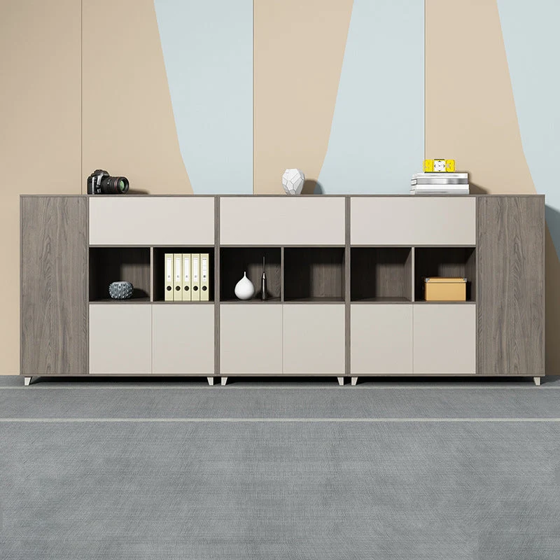 Classeur vertical industriel classeur de conception de stockage en bois Clearhalo
