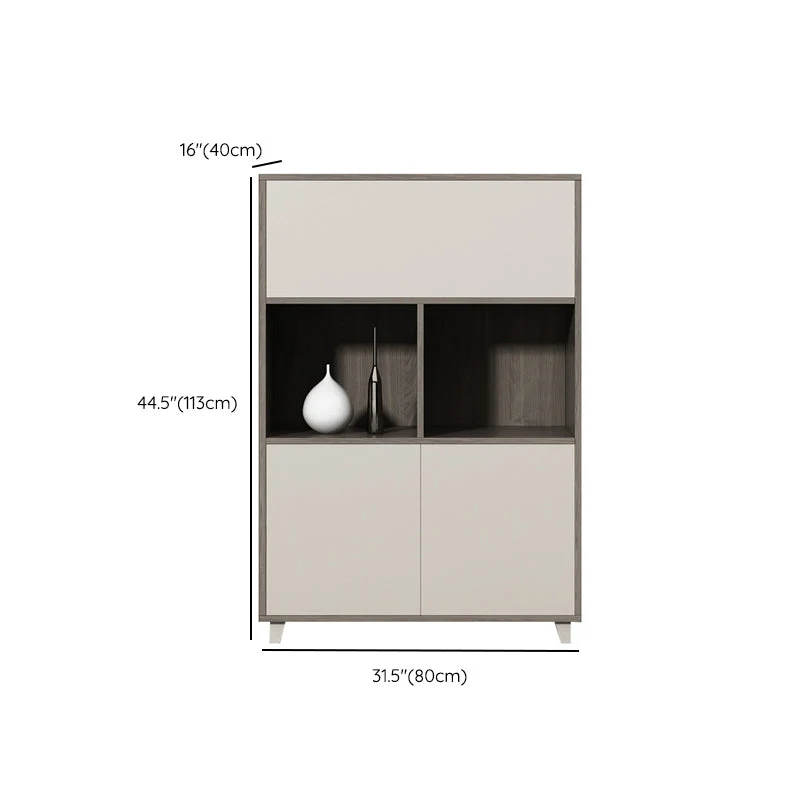 Classeur vertical industriel classeur de conception de stockage en bois Clearhalo