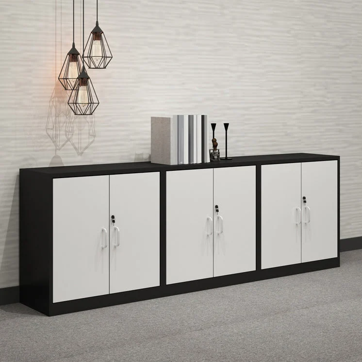 Classeur vertical industriel verrouillant le classeur en bois de stockage pour le bureau à domicile Clearhalo
