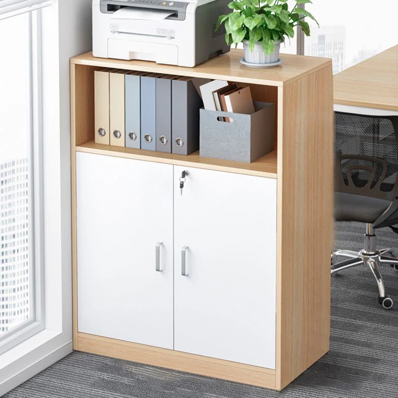 Classeur vertical moderne en bois avec tiroirs verrouillables Clearhalo