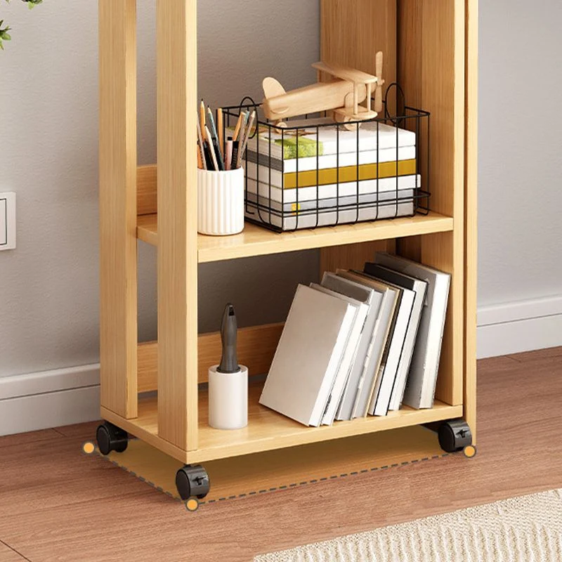 Classeur vertical moderne en bois massif avec étagères de rangement Clearhalo