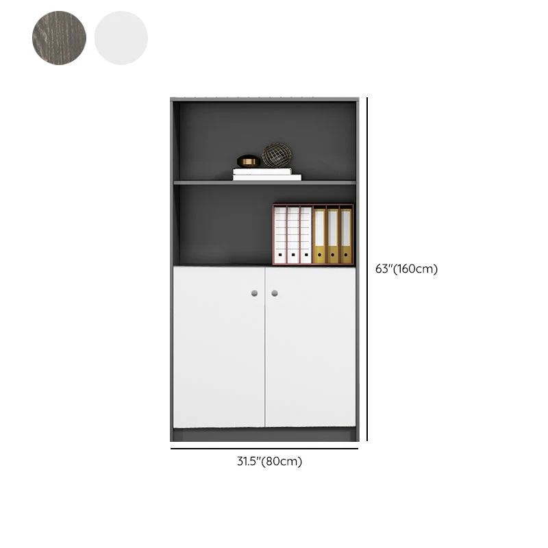 Classeur vertical moderne en bois pour bureau à domicile Clearhalo