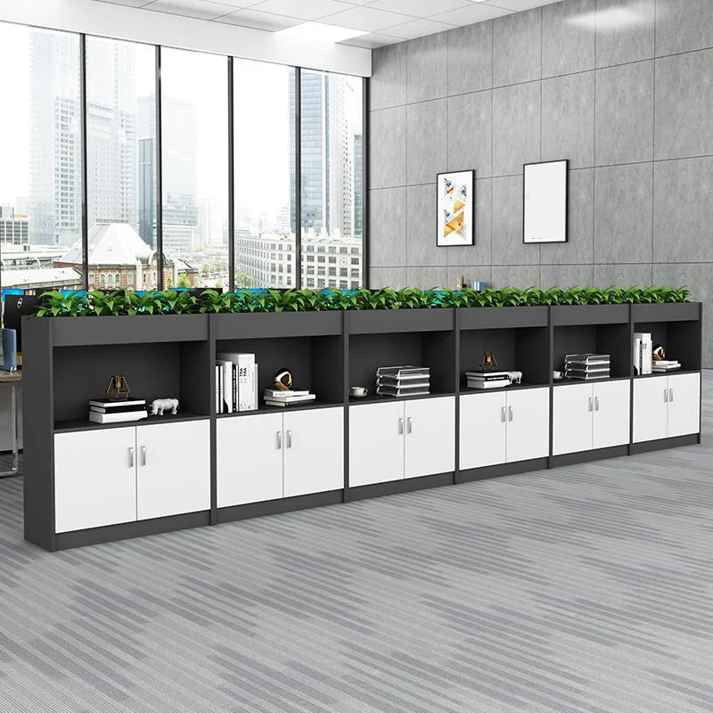 Classeur vertical moderne du milieu du siècle, classeur en bois pour le bureau à domicile Clearhalo