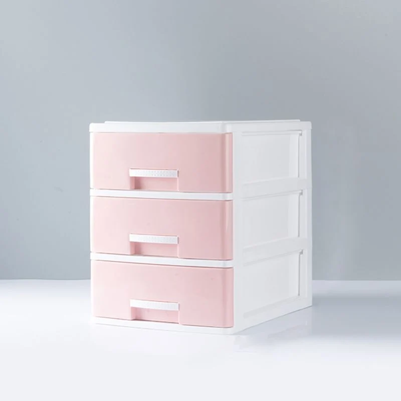 Classeur vertical moderne en plastique avec tiroirs Clearhalo