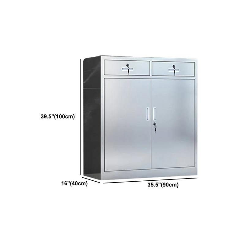 Classeur vertical en métal classeur ignifuge avec rangement Clearhalo