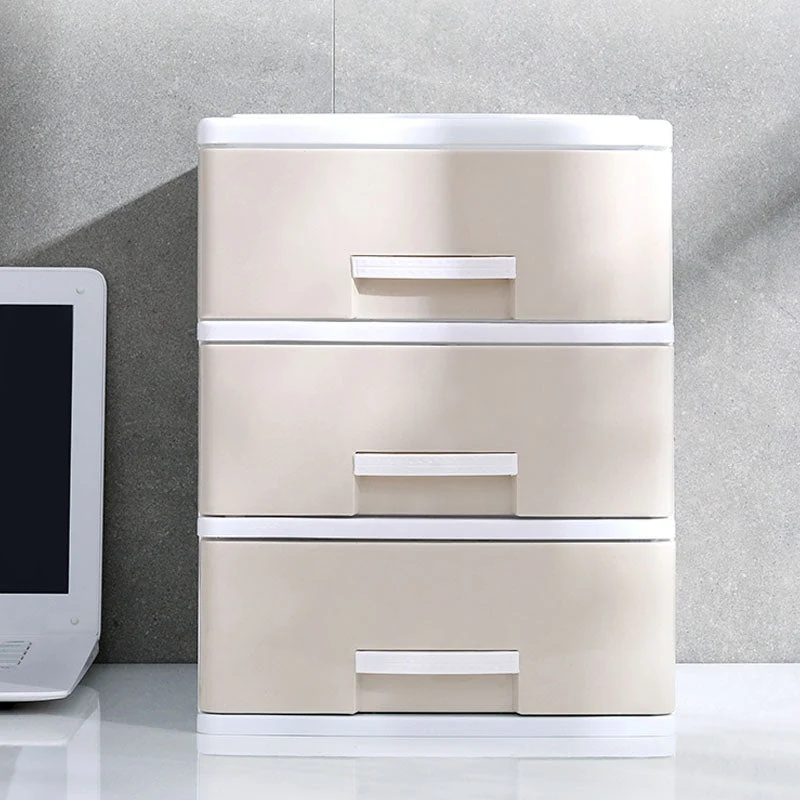 Classeur vertical en plastique avec tiroirs pour le bureau à domicile Clearhalo